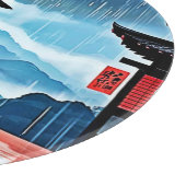 雨のサムライ静かズ カッティングボード (角)