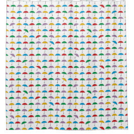 雨のシャワーカーテンの傘 シャワーカーテン