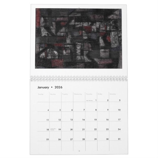 雨のタンゴ カレンダー (1月 2026)