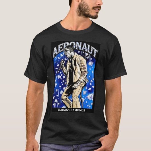 雨のダイヤモンドの前面 Tシャツ (正面)
