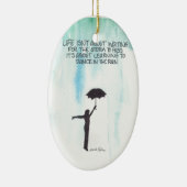 雨のダンス セラミックオーナメント (右)