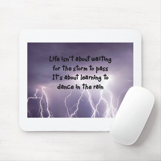 、雨のダンス マウスパッド (マウス)
