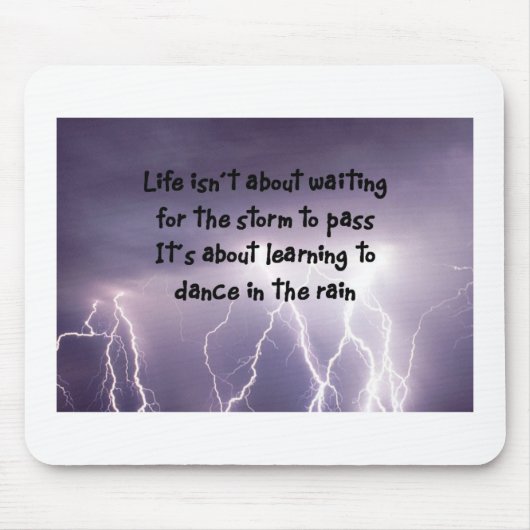 、雨のダンス マウスパッド (正面)