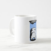 雨のチャンスと薄暗い コーヒーマグカップ (正面左)