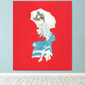 雨のデイジー（1905年）グレーリソ。Co キャンバスプリント (インサイチュ (ウッドフロア))