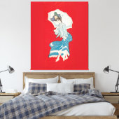 雨のデイジー（1905年）グレーリソ。Co キャンバスプリント (インサイチュ (寝室))