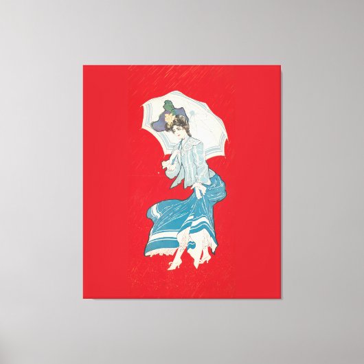 雨のデイジー（1905年）グレーリソ。Co キャンバスプリント (正面)