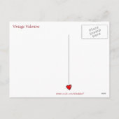 雨のハートバレンタイン シーズンポストカード (裏面)