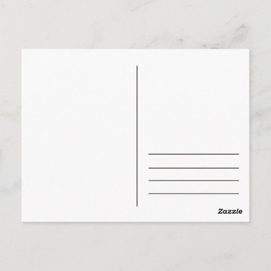 雨のポストカードで踊感動的る ポストカード (裏面)