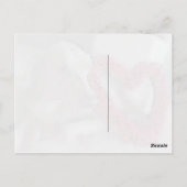 雨のワイマラナーのIハートあなたのはがき ポストカード (裏面)