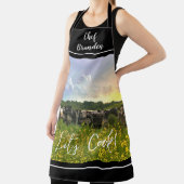 雨の下でスペックルパーク牛、サンセットスカイ エプロン (インサイチュ)