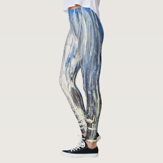 雨の中だけで – ムーディーな感情的なレギンス レギンス (左)