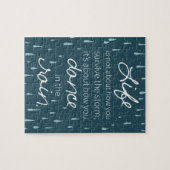 雨の中での肯定のダンス感動的引用文 ジグソーパズル (横)