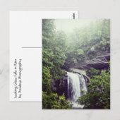 雨の中でガラス秋を探す ポストカード (正面/裏面)