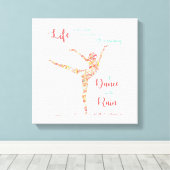 雨の中でダンスCanvas Print キャンバスプリント (インサイチュ (ウッドフロア))