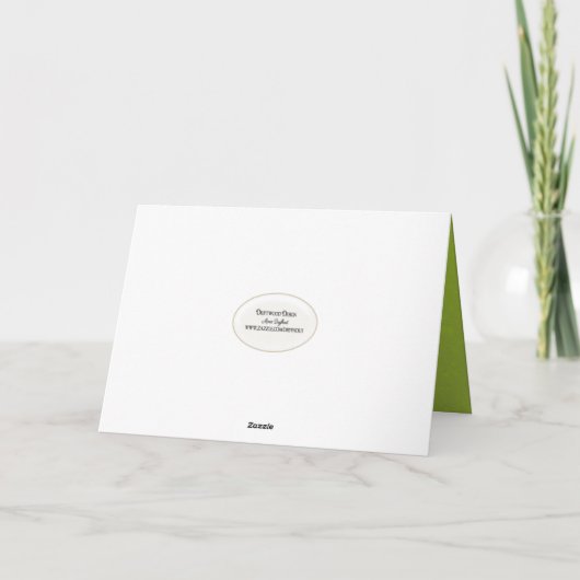 雨の中で友人を探すネズミ カード (裏面)