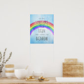 雨の中で太陽の光を浴びなさい ポスター (キッチン)