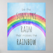 雨の中で太陽の光を浴びなさい ポスター (正面)