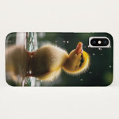 「雨の中で愛らしいアヒル Case-Mate iPhoneケース (裏面(横))