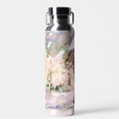 雨の中で愛キスをするするカップル抽象芸術アート ウォーターボトル (正面)