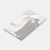 雨の中で愛キスをするするカップル抽象芸術アート ポストイット (アングル)