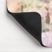 雨の中で愛キスをするするカップル抽象芸術アート マウスパッド (コーナー)