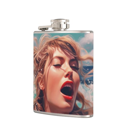 雨の中で歌う フラスク (左)