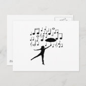 雨の中で歌う ポストカード (正面/裏面)