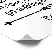 雨の中で歩くに行こう ポスター (角)