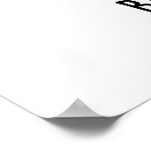 雨の中で洋おもしろい梨を使う ポスター (角)