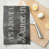 雨の中で踊る キッチンタオル (四つ折り)