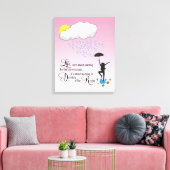 雨の中で踊る キャンバスプリント (インサイチュ (リビング))