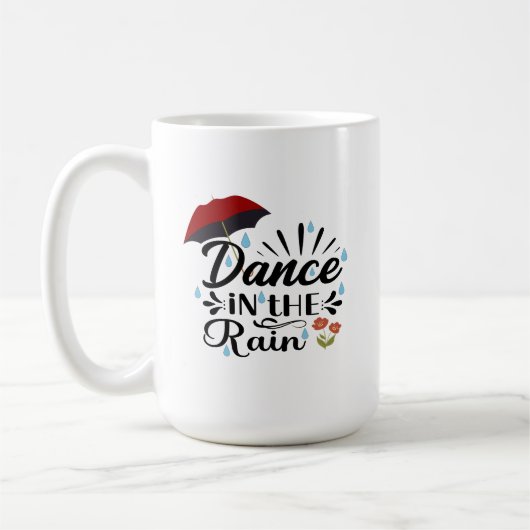 雨の中で踊る コーヒーマグカップ (左)