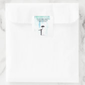 雨の中で踊る スクエアシール (バッグ)