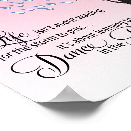 雨の中で踊る ポスター (角)