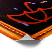 雨の中で踊る、人生の引用文表現 ポスター (角)