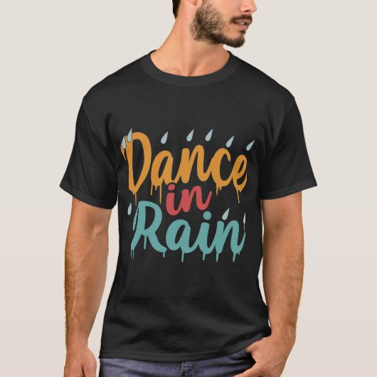 雨の中で踊る Tシャツ (正面)