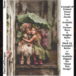 雨の中で魅惑のあじさい妖精ED2Lデコページ 薄葉紙