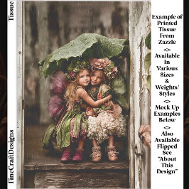 雨の中で魅惑のあじさい妖精ED2Rデコページ 薄葉紙