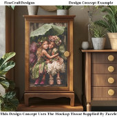 雨の中で魅惑のあじさい妖精ED2Rデコページ 薄葉紙