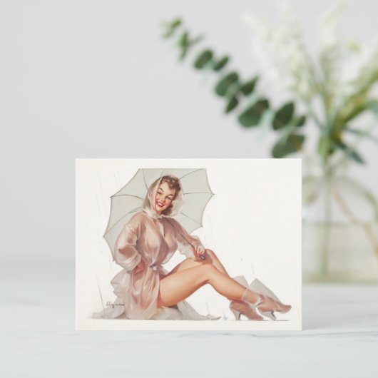 雨の中で ポストカード (スタンド正面)