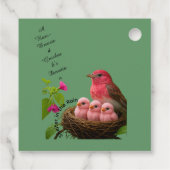 雨の中のシェルター – バラの胸のグロッズビーチズ フェイバータグ (裏面)