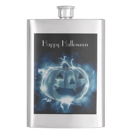 雨の中のジャック・オランタン フラスク (正面)