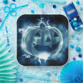 雨の中のジャック・オランタン ペーパープレート (パーティー)