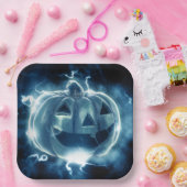 雨の中のジャック・オランタン ペーパープレート (パーティー)