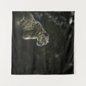 雨の中のスヌーロパード タペストリー (正面(横))