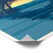 雨の中のパリ ポスター (角)