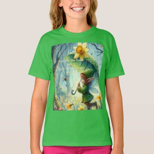 雨の中のピクシー Tシャツ (正面)