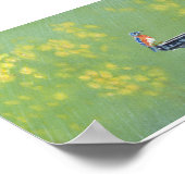 雨の中のブルーバード ポスター (角)