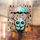 雨の中のモンスター ウィンドウサイン (シート2)